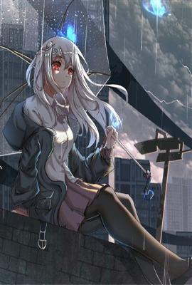 白发红瞳动漫头像